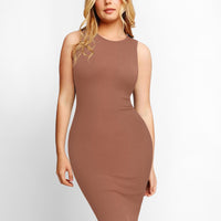 Shapewear Modal Tummy Control Midi Dress
