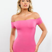 Shapewear Off-Shoulder Tummy Control Smoothing Maxi Dress