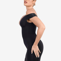 Shapewear Off-the-Shoulder Bodycon Mini Dress