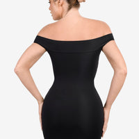 Shapewear Off-the-Shoulder Bodycon Mini Dress