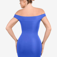Shapewear Off-the-Shoulder Bodycon Mini Dress