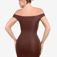 Shapewear Off-the-Shoulder Bodycon Mini Dress