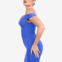 Shapewear Off-the-Shoulder Bodycon Mini Dress