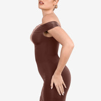 Shapewear Off-the-Shoulder Bodycon Mini Dress