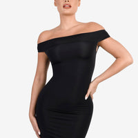 Shapewear Off-the-Shoulder Bodycon Mini Dress