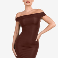 Shapewear Off-the-Shoulder Bodycon Mini Dress