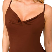 Shapewear Ruched Modal Bodycon Mini Slip Dress