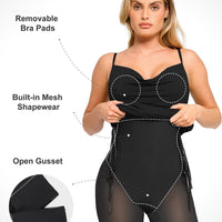 Shapewear Ruched Modal Bodycon Mini Slip Dress