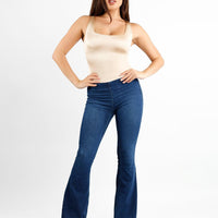 Shapewear Solid Shine Slimming Maxi Dresses or Bodysuit
