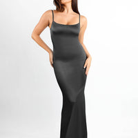 Shapewear Solid Shine Slimming Maxi Dresses or Bodysuit