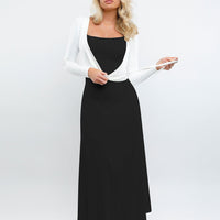 Shapewear Sleeveless A-Line Maxi or Wrap Cardigan or Set