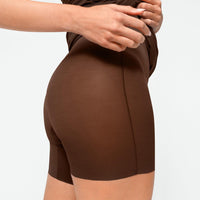 Shapewear Square Neck Sleeveless Ruched Bodycon Mini Dress