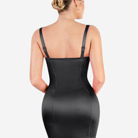 Shapewear Scuplting Satin Bustier Mini Dress