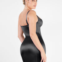 Shapewear Scuplting Satin Bustier Mini Dress