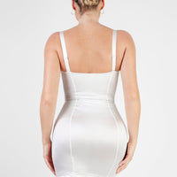 Shapewear Scuplting Satin Bustier Mini Dress