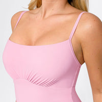 Shapewear Built-In Sculpting A-Line Midi Slip Dress