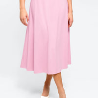 Shapewear Flutter Sleeve Sculpting A-Line Midi Dress