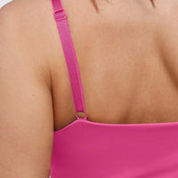 Bluetag Shapewear Plunging V Ruched Bodycon Mini Dress
