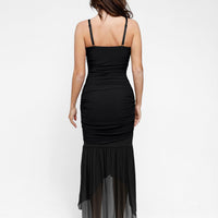 Shapewear Bluetag Cooling Ruched Mesh Bodycon Maxi Dress