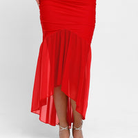 Shapewear Bluetag Cooling Ruched Mesh Bodycon Maxi Dress