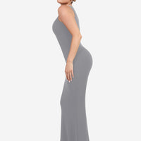 Shapewear Modal Sleeveless Crew Neck Slimming Maxi Dress