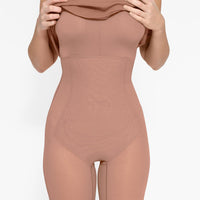 Shapewear Modal Sleeveless Crew Neck Slimming Maxi Dress