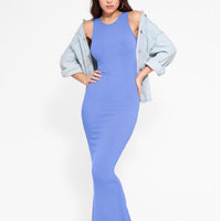 Shapewear Modal Sleeveless Crew Neck Slimming Maxi Dress