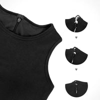 Shapewear Modal Sleeveless Crew Neck Slimming Maxi Dress