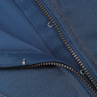 Shapewear Denim Square Neck Tummy Control Midi Dress