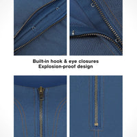 Shapewear Denim Square Neck Tummy Control Midi Dress