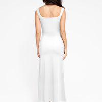 Shapewear Off-the-Shoulder Side Slit Slimming Maxi Dress