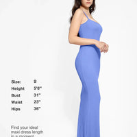 Shapewear Modal Slimming Maxi Slip Dress