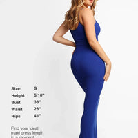 Shapewear Modal Slimming Maxi Slip Dress