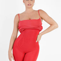 Shapewear Solid Modal Slimming Midi Slip Dress