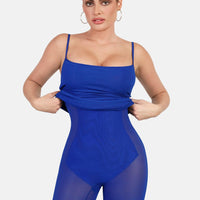 Shapewear Solid Modal Butt Lift Mini Slip Dress