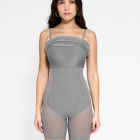 Shapewear Solid Modal Butt Lift Mini Slip Dress