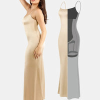 Shapewear Shine Slimming Tummy Control Maxi Slip Dress