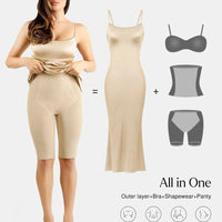Shapewear Shine Slimming Tummy Control Maxi Slip Dress
