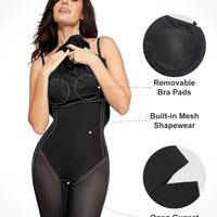 Shapewear Built-In Tummy Control A-Line Midi Dresses