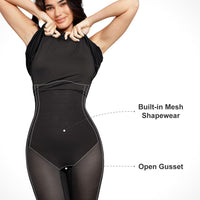 Shapewear Built-In Tummy Control A-Line Midi Dresses