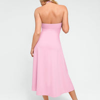 Shapewear Built-In Tummy Control A-Line Midi Dresses